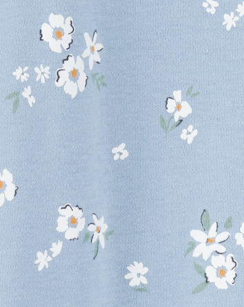 Baby Floral 2-Way Zip Cotton Sleeper pyjamas, 