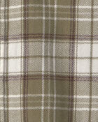 Baby Boy Organic Cotton Flannel Button-Down Shirt, image 3 of 4 slides