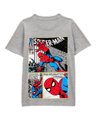 Gar&ccedil;ons - T-shirt &agrave; manches courtes imprim&eacute; MarvelMC Spider-Man - Gris, image 1 sur 3 diapositives
