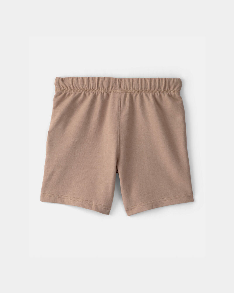 Gar&ccedil;ons - Shorts en Jersey bouclette - Brun, image 2 sur 3 diapositives