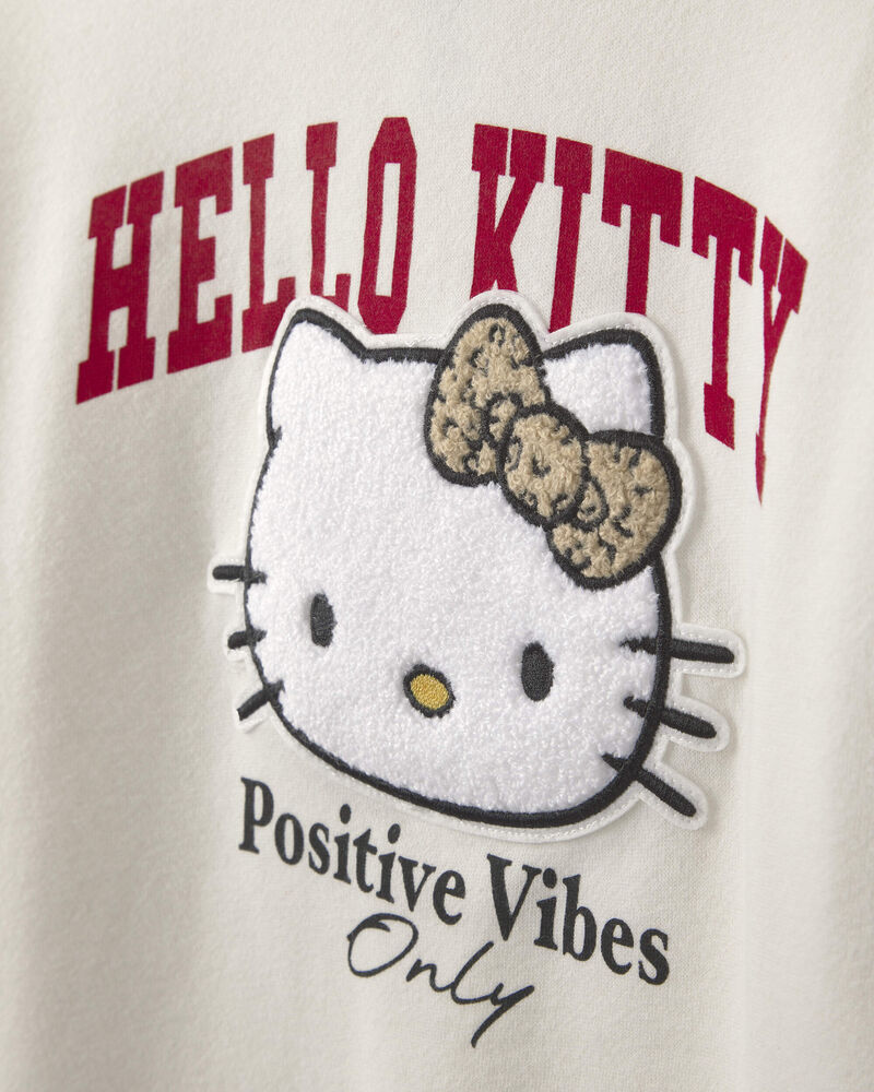 Filles - Chandail ouat&eacute; Hello Kitty&reg; &ndash; Cr&egrave;me, image 2 sur 3 diapositives