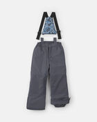 Boys  2 Piece Snowsuit With Chest Pocket- Grey, image 3 of 11 slides