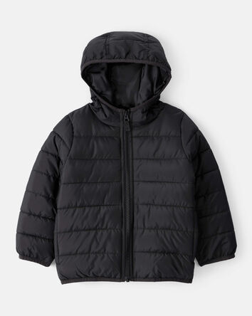 Tout-petit - Blouson matelassé à capuchon - Noir, 