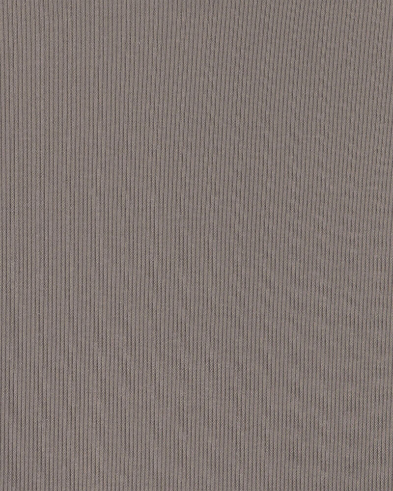 Girls Long-Sleeve Rib Top - Grey, image 2 of 3 slides