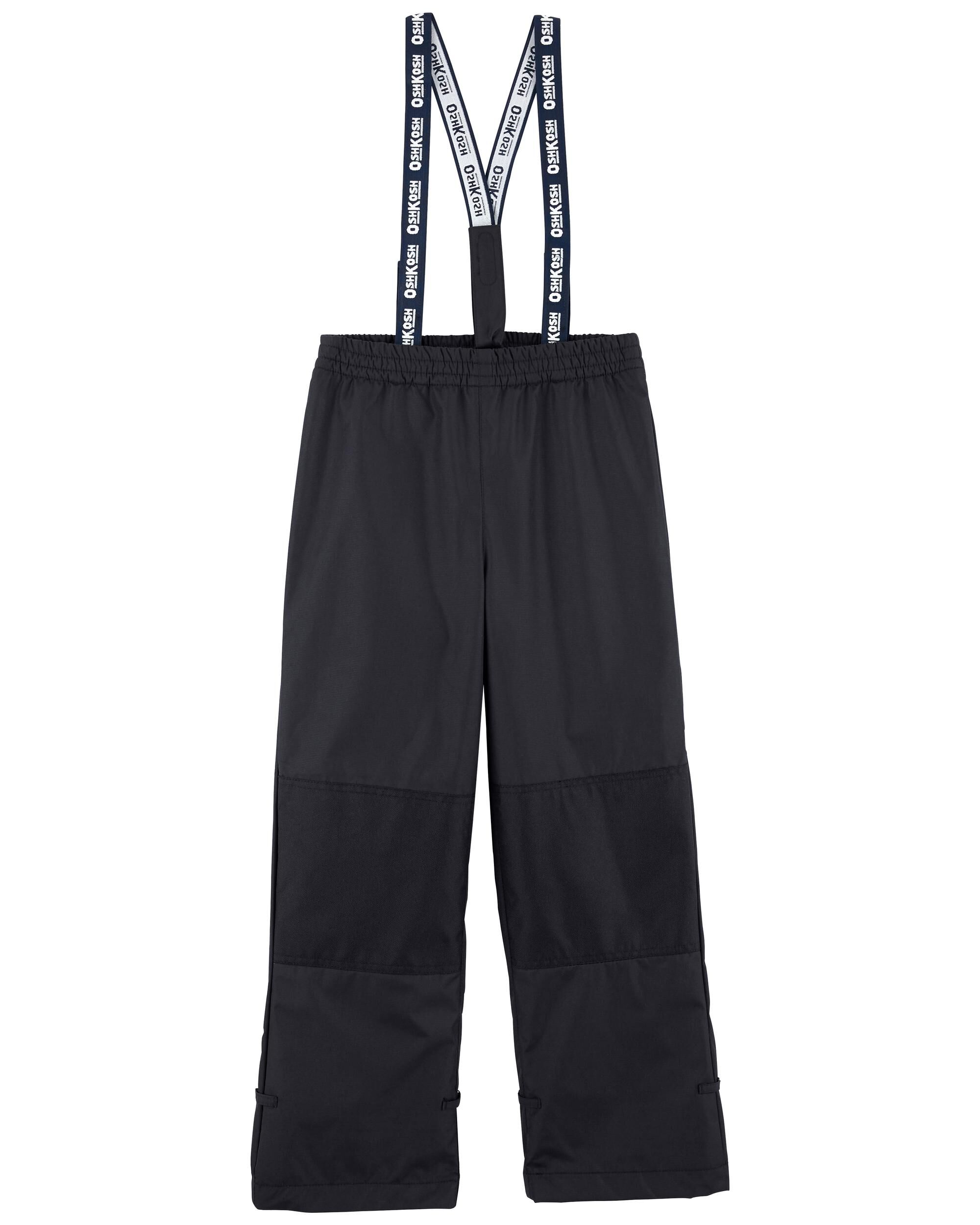 Kids Girls Kid Fleece Lined Lightweight Snow Pants 7 OshKosh Bgosh