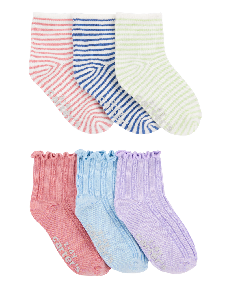 Tout-petit fille - 6 paires de socquettes, image 1 sur 2 diapositives