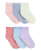 Tout-petit fille - 6 paires de socquettes, image 1 sur 2 diapositives