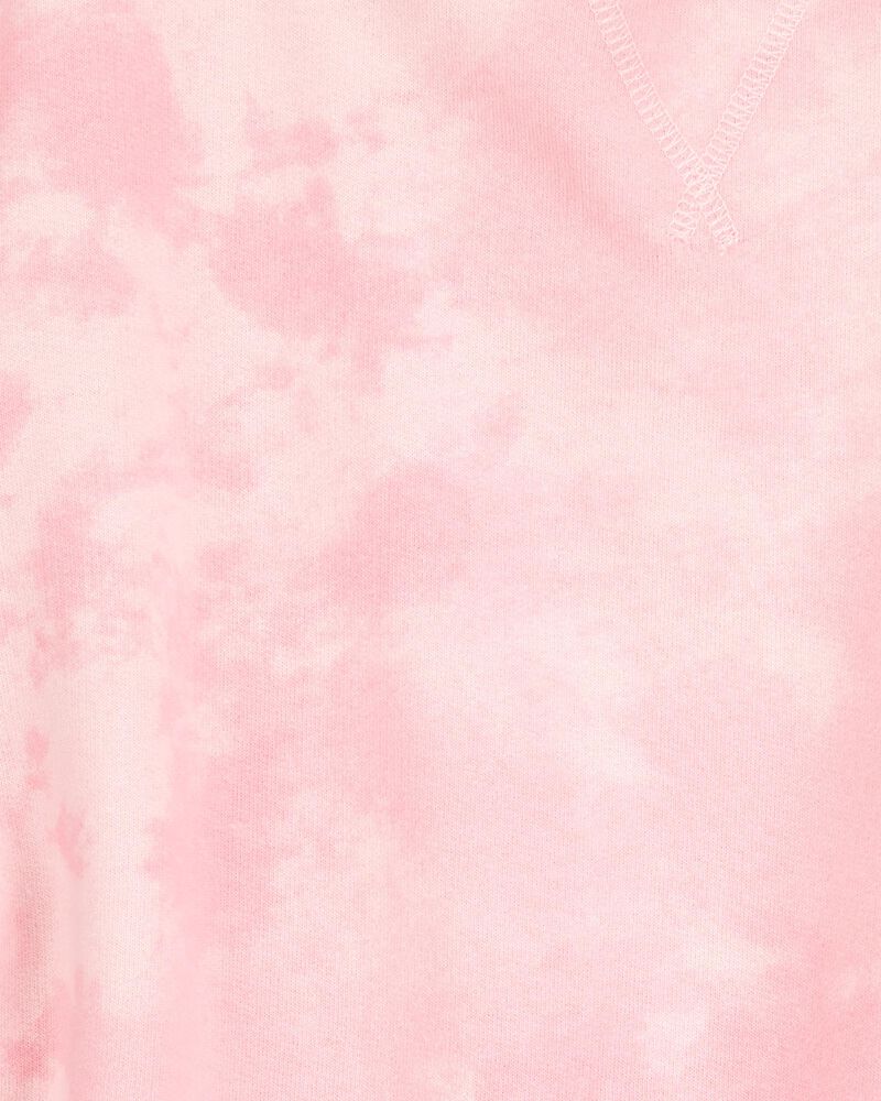Kid Cloud Dye Cinched Tee - Pink, image 2 of 3 slides