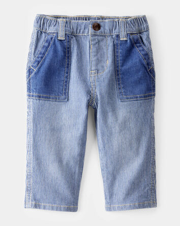 Bébé Jean en denim Hickory d'inspiration rétro - Lavage cornouailles, 