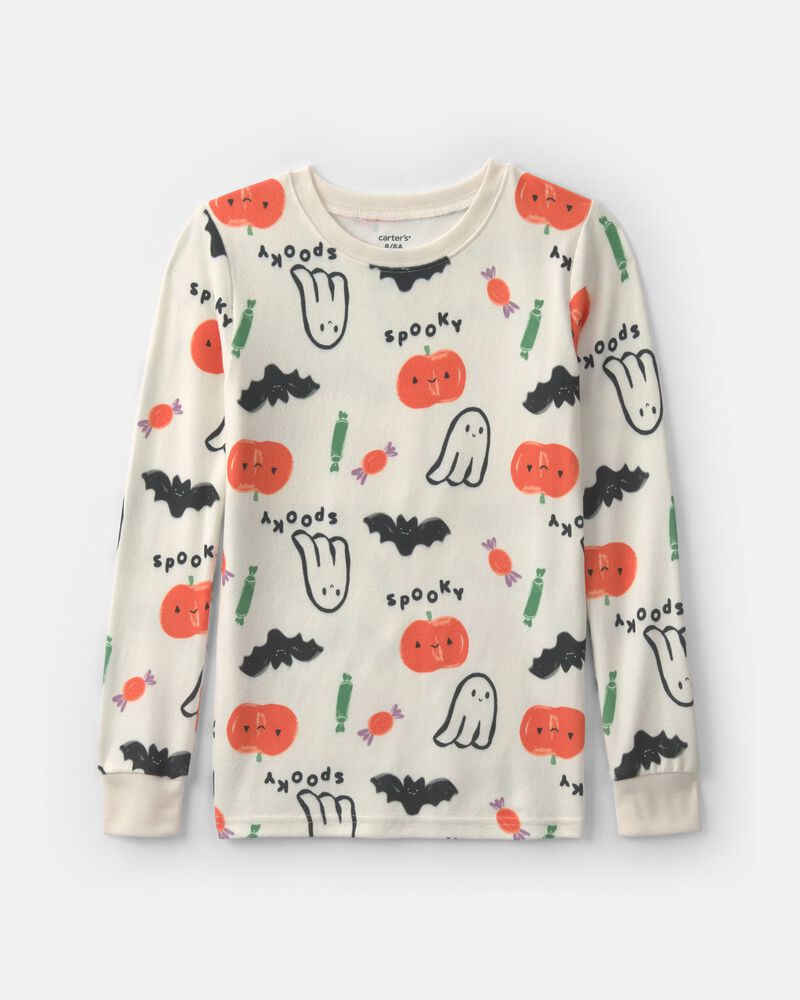 Kids 2-Piece Halloween Long-Sleeve Snug Fit Pyjama Set, image 3 of 5 slides