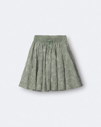 Tout-petit fille - Jupe midi Avenue Twirl&trade; &agrave; imprim&eacute; floral - Vert, 