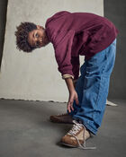 Boys Denim Baggy Jeans - Medium Wash, image 3 of 8 slides