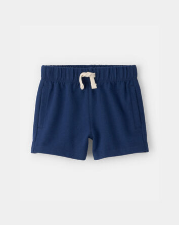 Baby Boy French Terry Shorts - Blue, 
