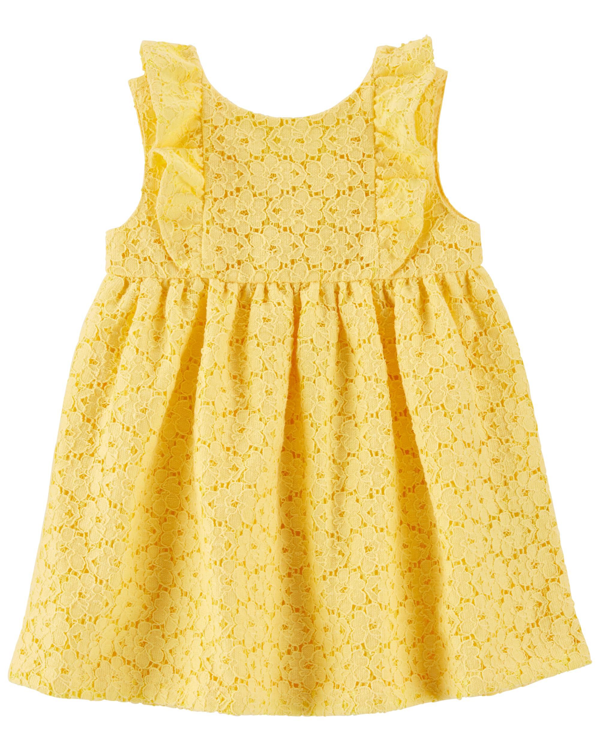 Carters 2025 yellow dress