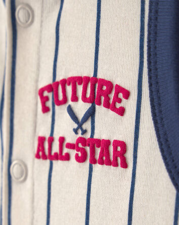 Baby Boy 'Future All-Star' Baseball Romper, 