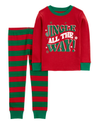 Toddler 2-Piece Christmas Jingle All The Way 100% Snug Fit Cotton Pyjamas, image 1 of 3 slides