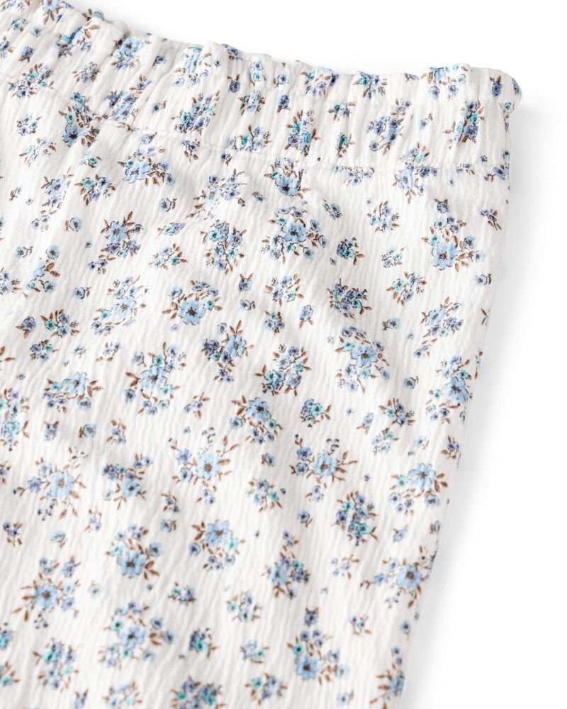 Baby Girl 2-Piece Organic Cotton Set in BlueMist Bloom, image 2 of 5 slides