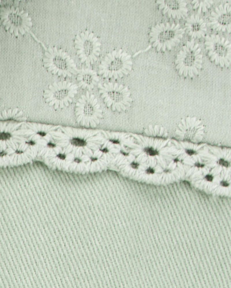 Bébé Blouson tissé et ajouré à fermeture à glissière - Vert, image 3 sur 4 diapositives