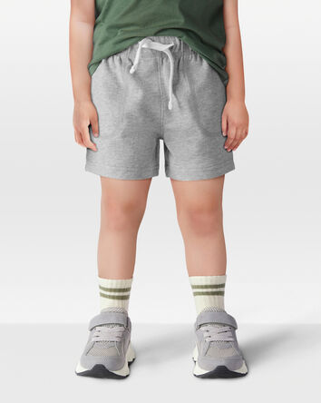 Toddler Pull-On French Terry Shorts - Grey, 