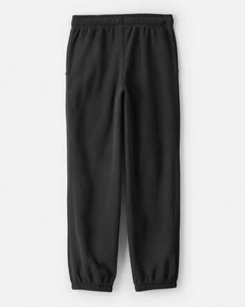 Garçons - Pantalons de jogging en polaire - Noir, 