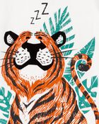 Toddler 2-Piece Tiger 100% Snug Fit Cotton Pyjamas, image 2 of 3 slides
