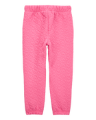 Bébé Pantalon tricoté à cœurs - Rose, image 2 sur 4 diapositives