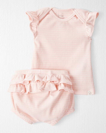 Baby 2-Piece Organic Cotton Rib Set, 