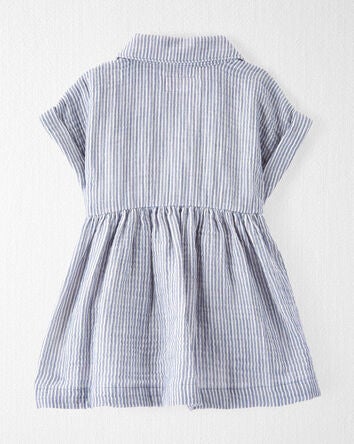 Baby Organic Cotton Gauze Dress, 