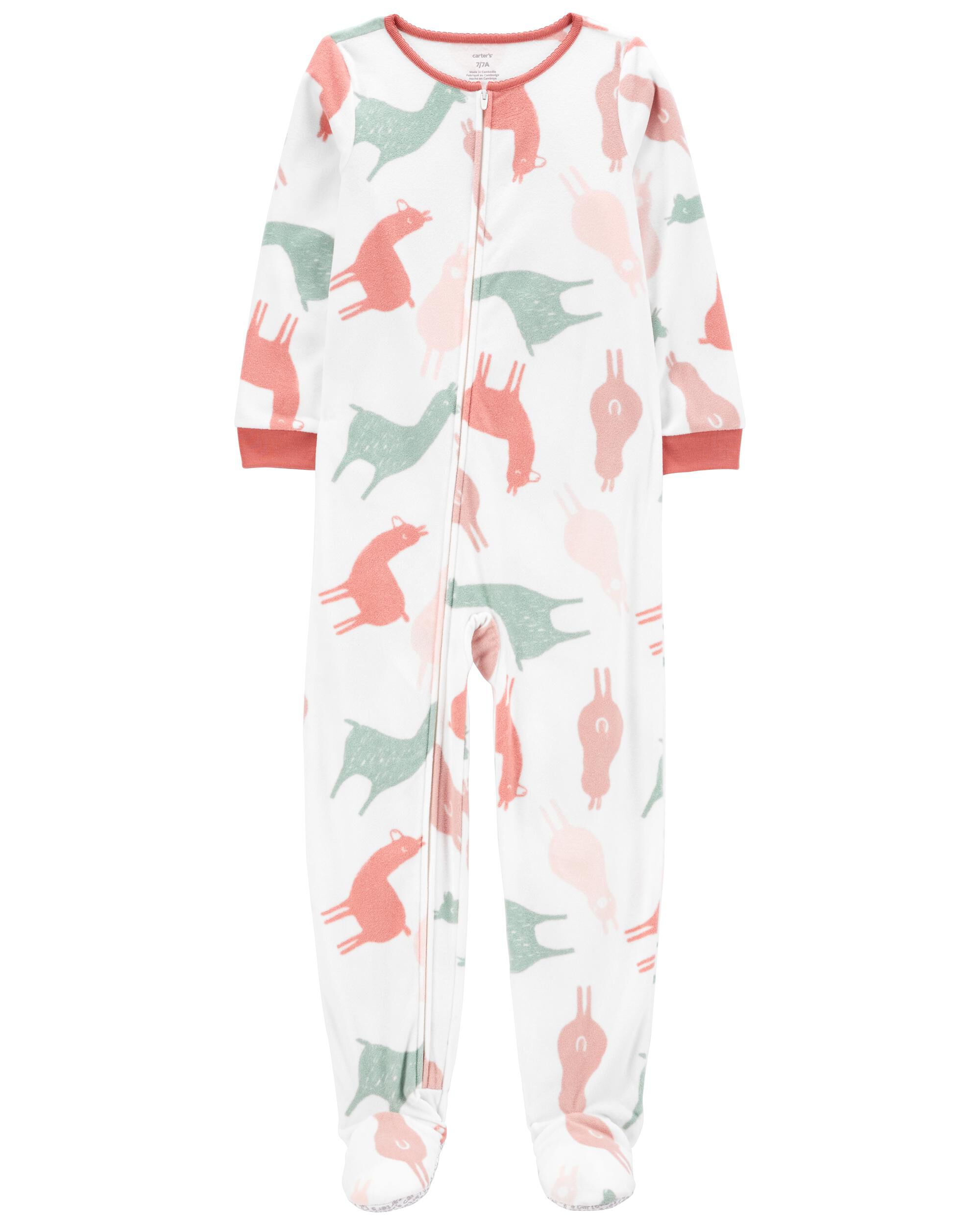 Fleece llama pajamas discount