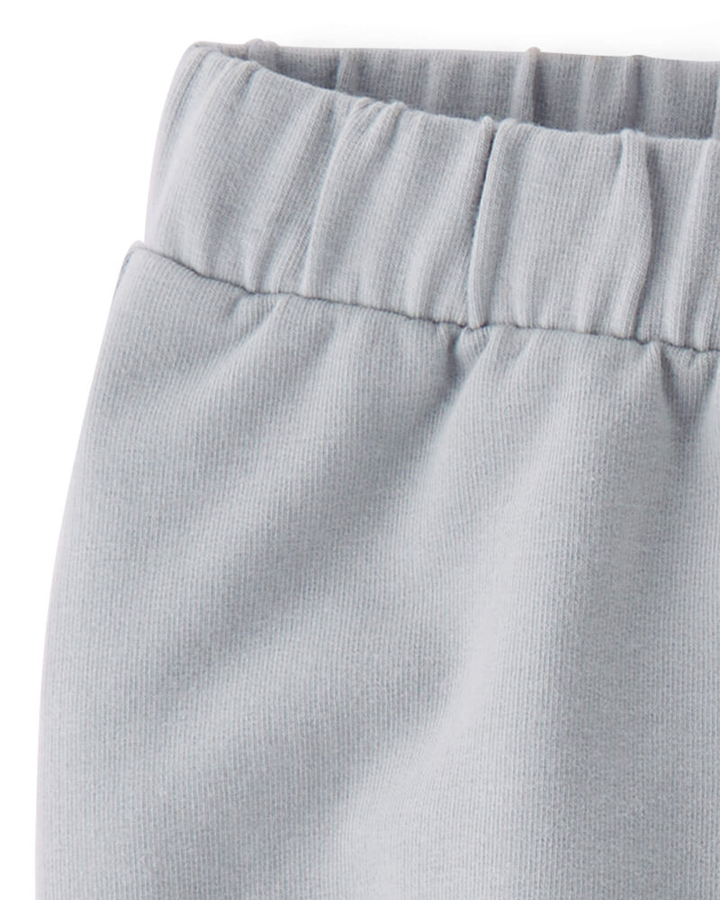 B&eacute;b&eacute; - Emballage de 2 pantalons molletonn&eacute;s en coton biologique, image 3 sur 3 diapositives