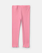 Toddler Girl 2-Piece Cherry Fleece Long-Sleeve Top & Pant Set - Pink, image 2 of 5 slides