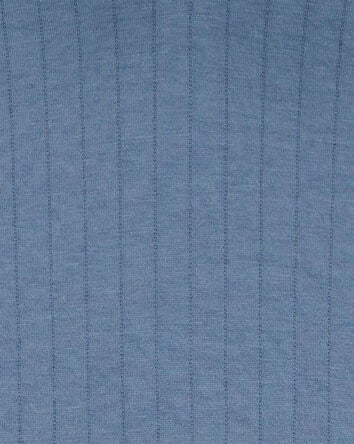 Toddler Hooded Doubleknit Pullover - Blue, 