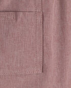 Toddler Boy Woven Pocket Shorts - Brown, image 3 of 4 slides