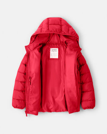 Gar&ccedil;ons - Blouson matelass&eacute; compact mi-&eacute;paisseur - Rouge, 
