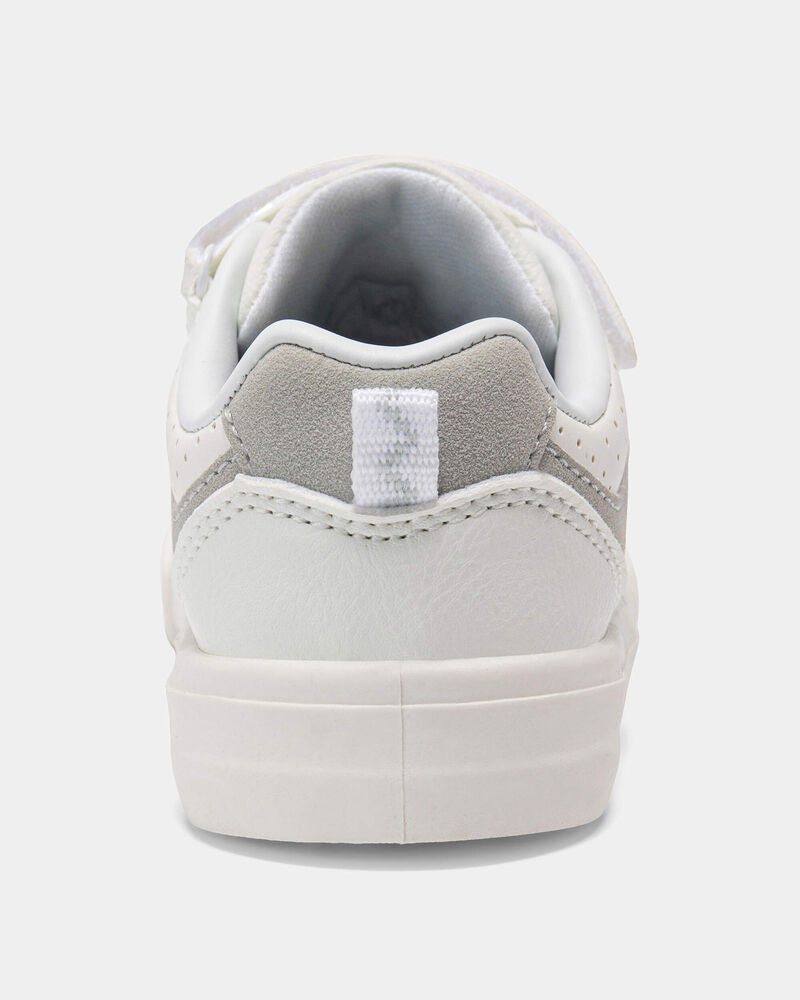 Toddler Boy Casual Shoes - White/Grey, image 2 of 5 slides