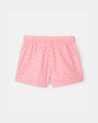 Girls Eyelet Shorts - Pink, image 2 of 4 slides