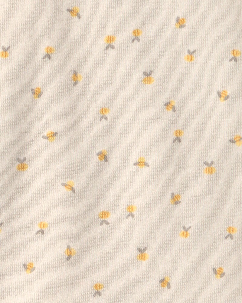 Baby Girl 3-Piece Bee Bodysuit & Pant Set - Yellow/Ivory, image 3 of 5 slides