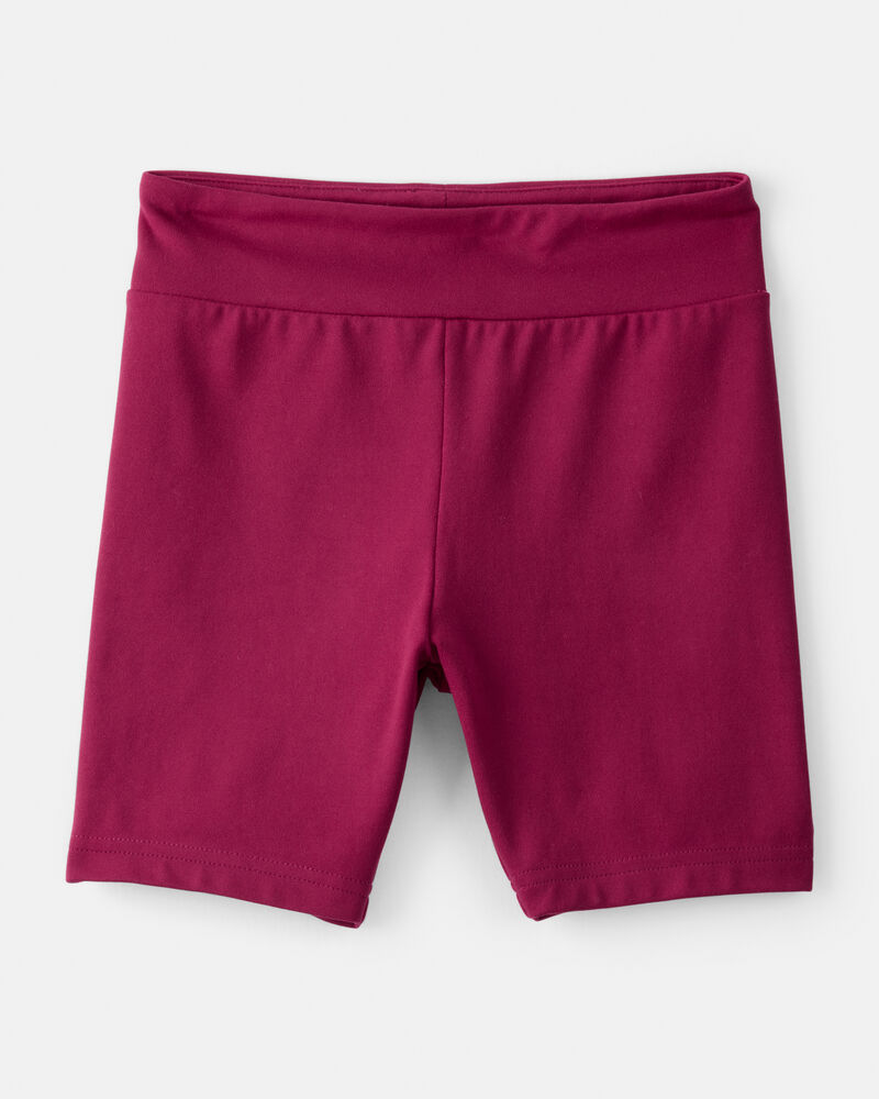 Girls Knit Bike Shorts - Red, image 1 of 4 slides