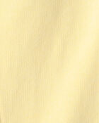 Toddler Girl French Terry Wide-Leg Pants - Yellow, image 3 of 4 slides