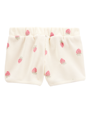 Baby Strawberry Thermal Shorts, 