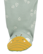 Baby Bee Zip 2-Way Zip Cotton Sleeper, image 2 of 5 slides