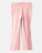 Toddler Girl Cotton Flare Active Pants - Pink, image 1 of 4 slides