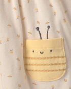 Baby Girl 2-Pack Bee Short-Sleeve Dresses - Yellow, image 2 of 4 slides