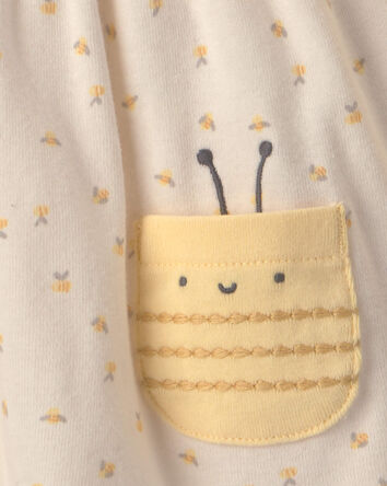 Baby Girl 2-Pack Bee Short-Sleeve Dresses - Yellow, 