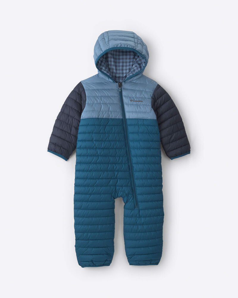 Baby Boy Columbia Powder Lite&trade; II Reversible Bunting- Blue, image 1 of 4 slides
