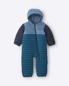 Baby Boy Columbia Powder Lite&trade; II Reversible Bunting- Blue, image 1 of 4 slides