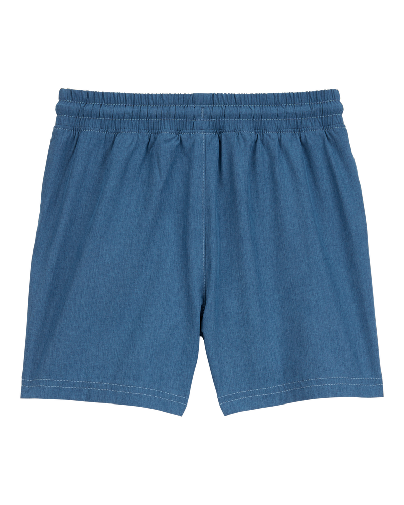Enfant Short de randonn&eacute;e pour tous les jours - Bleu marine, image 2 sur 3 diapositives