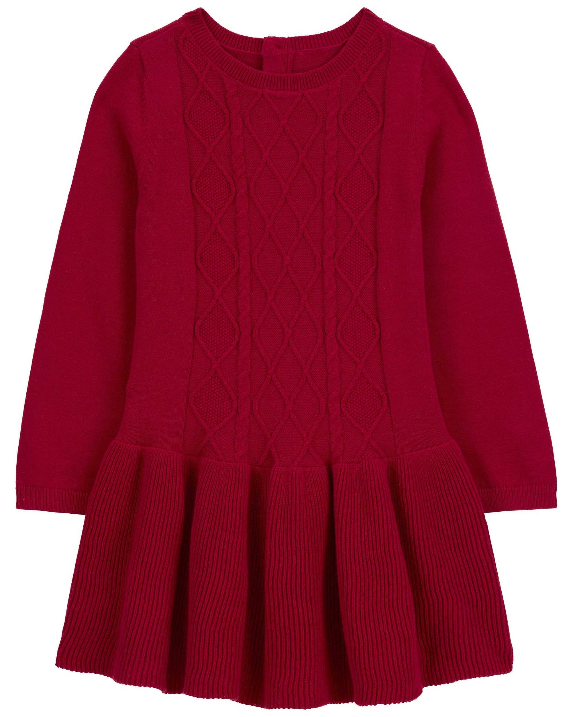 Carter s Toddler Girls Cable Knit Sweater Dress