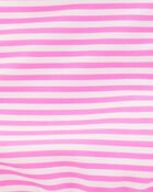 Toddler Girl 3-Piece Tropical Flamingo Print Rashguard Swim Set, image 4 of 5 slides