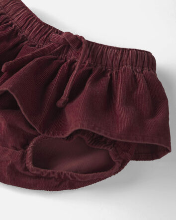 Baby Girl Organic Cotton Corduroy Skirt, 